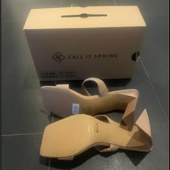 Call It Spring STELLLA Nude Heels - Picture 3 of 4